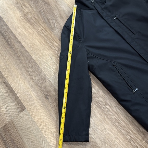 Tumi Tech by Tumi Black Softshell Full Zip Metro Jacket Zip Pockets Men’s Large - Picture 15 of 16